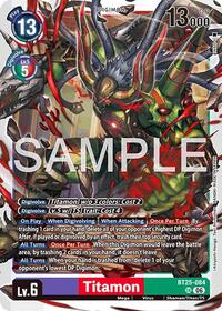 Titamon - Dual Revolution - Super Rare - BT25-084 SR
