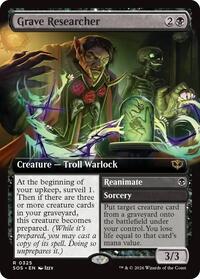 Grave Researcher (Extended Art) - Secrets of Strixhaven - R - 325