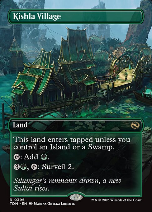 Kishla Village (Borderless) - Tarkir: Dragonstorm - R - 396