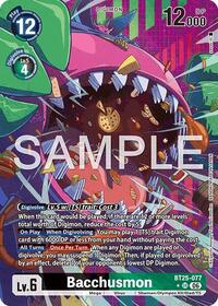 Bacchusmon (Alternate Art) - Dual Revolution - Super Rare - BT25-077 SR