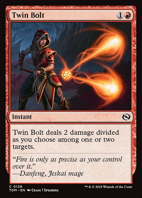 Twin Bolt - Tarkir: Dragonstorm - C - 128