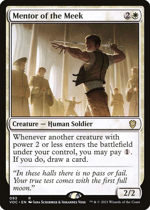 Mentor of the Meek - Commander: Innistrad: Crimson Vow - R - 93