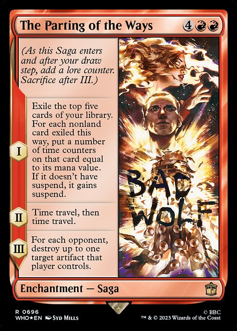The Parting of the Ways (Surge Foil) - Universes Beyond: Doctor Who - R - 696