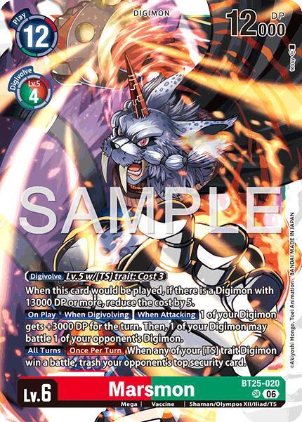 Marsmon - Dual Revolution - Super Rare - BT25-020 SR
