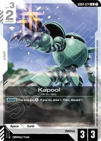 Kapool - Phantom Aria - Uncommon - GD04-074