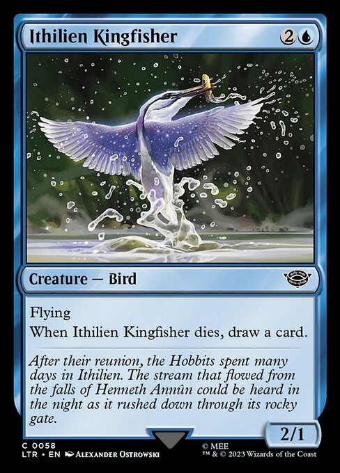 Ithilien Kingfisher - Universes Beyond: The Lord of the Rings: Tales of Middle-earth - C - 58