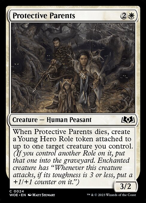 Protective Parents - Wilds of Eldraine - C - 24