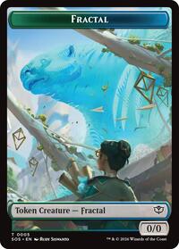 Fractal (0005) // Pest (0009) Double-Sided Token - Secrets of Strixhaven - T - 5 // 9
