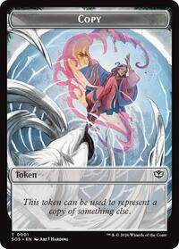 Copy // Spirit (0010) Double-Sided Token - Secrets of Strixhaven - T - 1 // 10