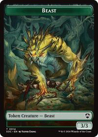 Beast // Primo, The Indivisible Double-Sided Token - Commander: Secrets of Strixhaven - T - 14 // 24