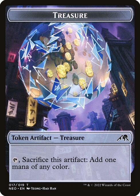 Treasure Token - Kamigawa: Neon Dynasty - T - 17