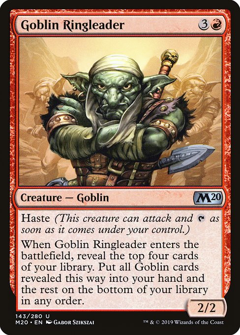 Goblin Ringleader - Core Set 2020 - U - 143