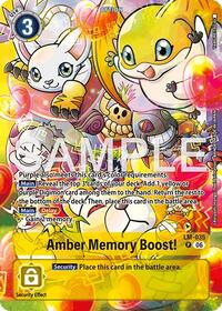 Amber Memory Boost! (Alternate Art) - Starter Deck 23: Beatbreak - Promo - LM-035 P