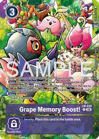 Grape Memory Boost! (Alternate Art) - Starter Deck 23: Beatbreak - Promo - LM-038 P