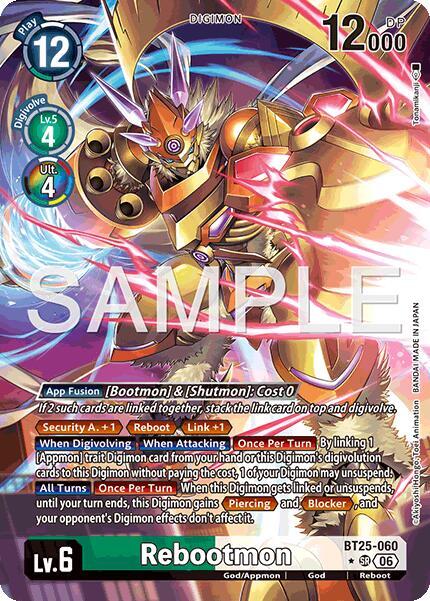 Rebootmon (Alternate Art) - Dual Revolution - Super Rare - BT25-060 SR