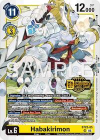 Habakirimon (Welcome Tamers Pack Vol.2) - Starter Deck 23: Beatbreak Release Event Cards - Super Rare - ST23-05 SR