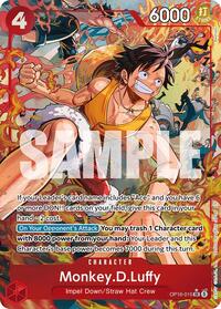 Monkey.D.Luffy (Alternate Art) - The Time of Battle - SR - OP16-015