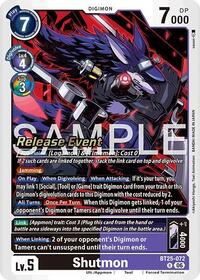 Shutmon - Dual Revolution Release Event Cards - Rare - BT25-072 R