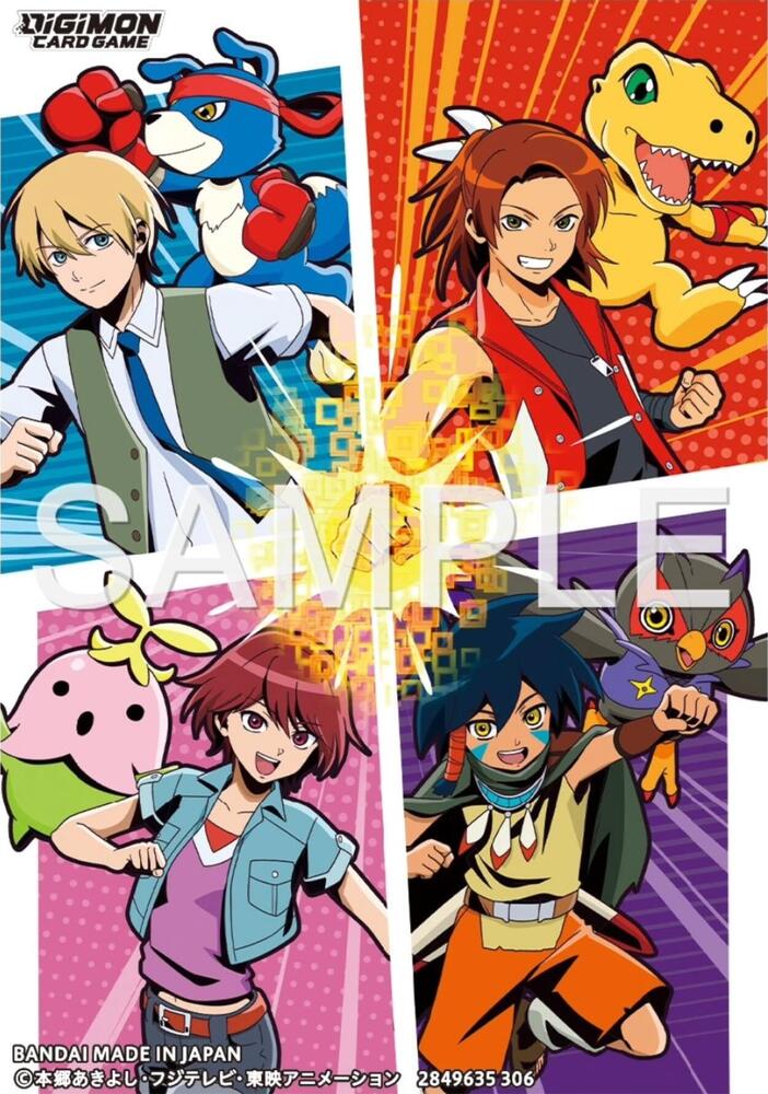 Digimon Card Game Official Sleeves - Data Squad (60-Pack)