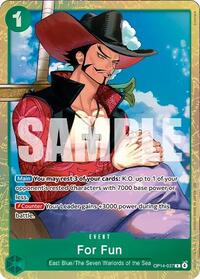 For Fun (Premium Card Collection -Best Selection Vol. 6-) - One Piece Promotion Cards - R - OP14-037