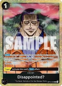 Disappointed? (Premium Card Collection -Best Selection Vol. 6-) - One Piece Promotion Cards - UC - OP14-099