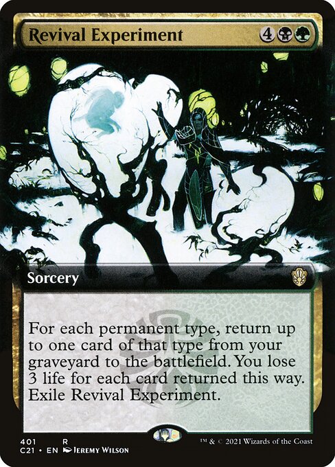 Revival Experiment (Extended Art) - Commander 2021 - R - 401