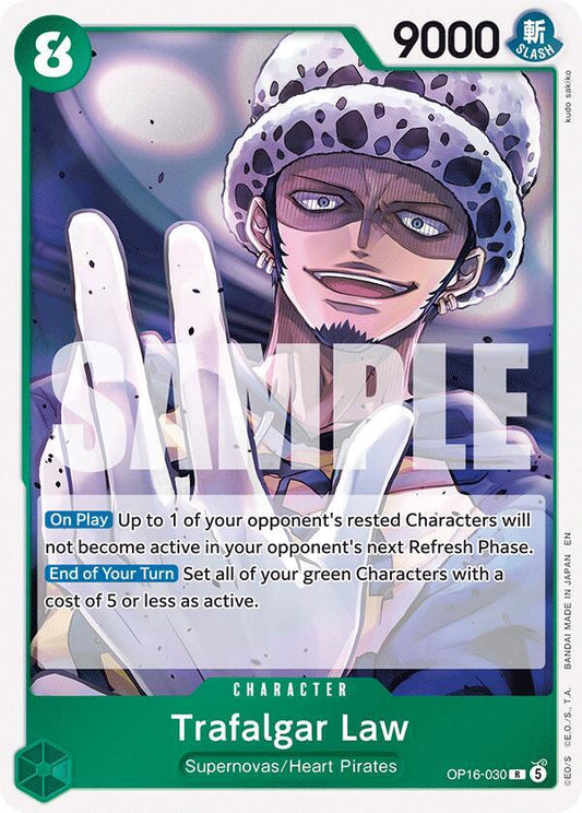 Trafalgar Law (030) - The Time of Battle - R - OP16-030