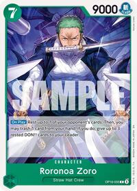 Roronoa Zoro (035) - The Time of Battle - C - OP16-035