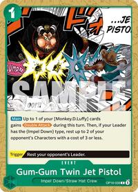 Gum-Gum Twin Jet Pistol - The Time of Battle - C - OP16-039