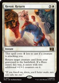 Heroic Return - Commander: Marvel Super Heroes - R - 17