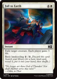 Fall to Earth - Commander: Marvel Super Heroes - C - 517