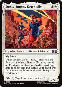 Bucky Barnes, Eager Ally - Commander: Marvel Super Heroes - U - 586