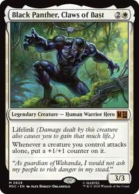Black Panther, Claws of Bast - Commander: Marvel Super Heroes - M - 829