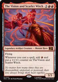 The Vision and Scarlet Witch - Commander: Marvel Super Heroes - M - 707