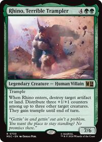 Rhino, Terrible Trampler - Commander: Marvel Super Heroes - R - 730