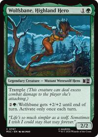 Wolfsbane, Highland Hero - Commander: Marvel Super Heroes - C - 767