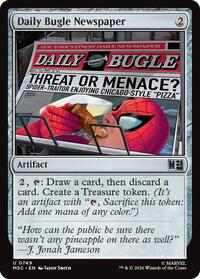 Daily Bugle Newspaper - Commander: Marvel Super Heroes - U - 749