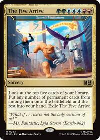 The Five Arrive - Genesis Ultimatum - Commander: Marvel Super Heroes - R - 283