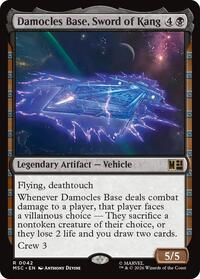 Damocles Base, Sword of Kang (Surge Foil) - Commander: Marvel Super Heroes - R - 42