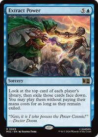 Extract Power (Surge Foil) - Commander: Marvel Super Heroes - R - 29