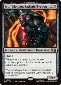 Iron Monger, Sadistic Tycoon - Commander: Marvel Super Heroes - R - 45