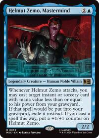 Helmut Zemo, Mastermind (Surge Foil) - Commander: Marvel Super Heroes - R - 32