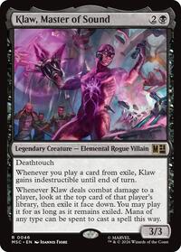 Klaw, Master of Sound (Surge Foil) - Commander: Marvel Super Heroes - R - 46