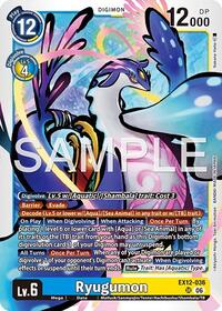 Ryugumon - Digital World Shambala - Super Rare - EX12-036 SR