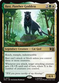 Bast, Panther Goddess - Commander: Marvel Super Heroes - R - 75