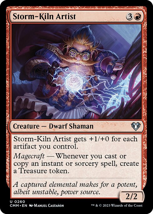 Storm-Kiln Artist - Commander Masters - U - 260