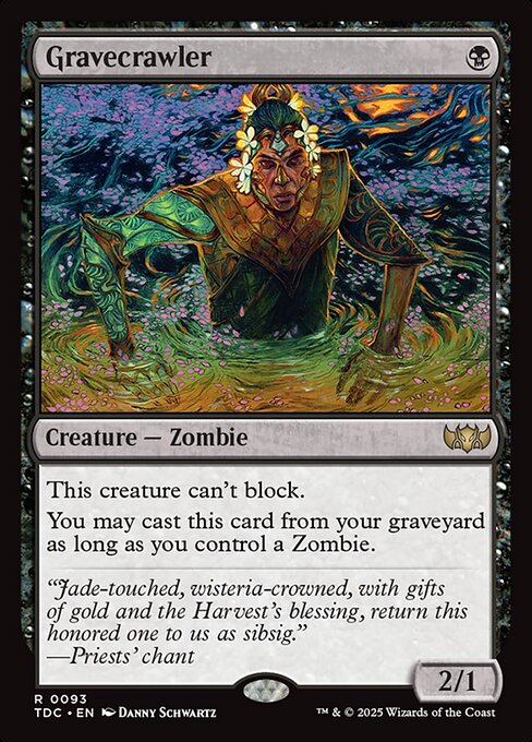 Gravecrawler - Commander: Tarkir: Dragonstorm - R - 93