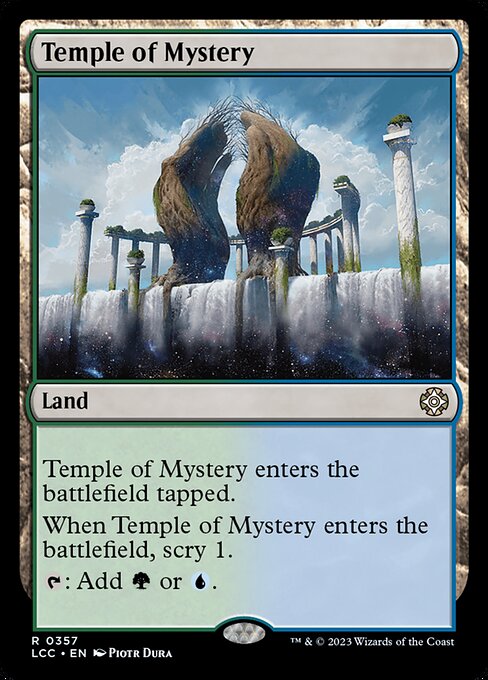 Temple of Mystery - Commander: The Lost Caverns of Ixalan - R - 357