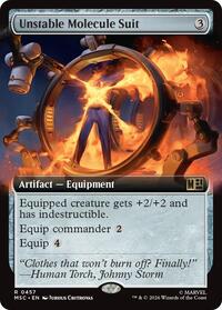 Unstable Molecule Suit (Extended Art) - Commander: Marvel Super Heroes - R - 457