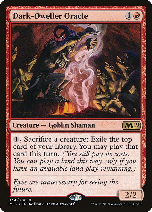 Dark-Dweller Oracle - Core Set 2019 - R - 134